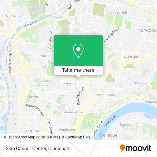 Skin Cancer Center map