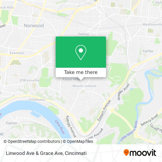 Linwood Ave & Grace Ave map
