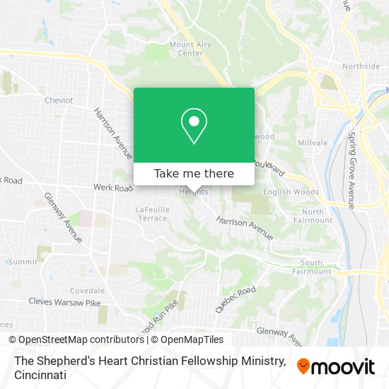 The Shepherd's Heart Christian Fellowship Ministry map