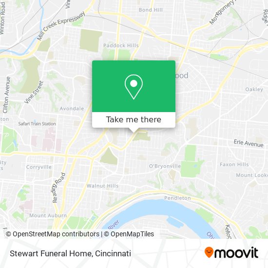 Stewart Funeral Home map