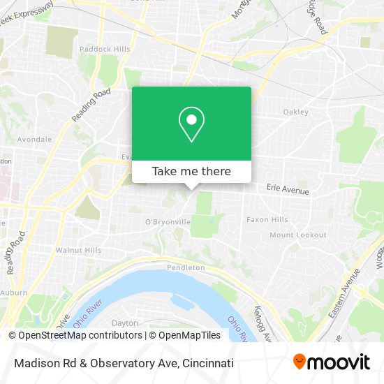 Mapa de Madison Rd & Observatory Ave