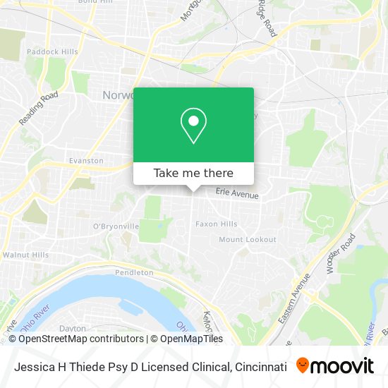 Mapa de Jessica H Thiede Psy D Licensed Clinical