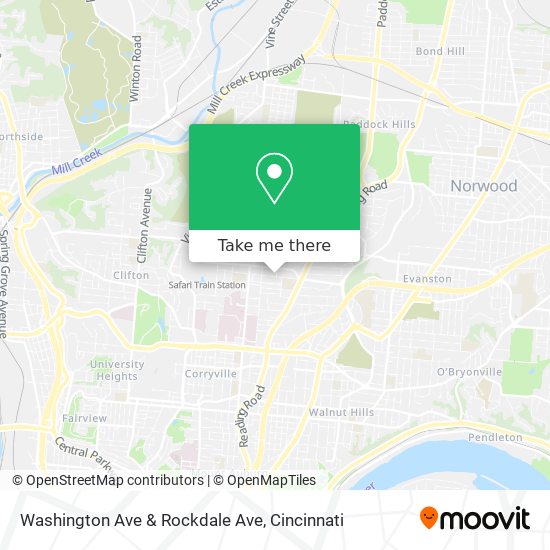 Mapa de Washington Ave & Rockdale Ave
