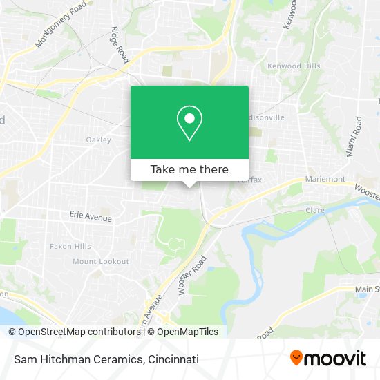 Sam Hitchman Ceramics map