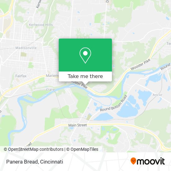 Mapa de Panera Bread