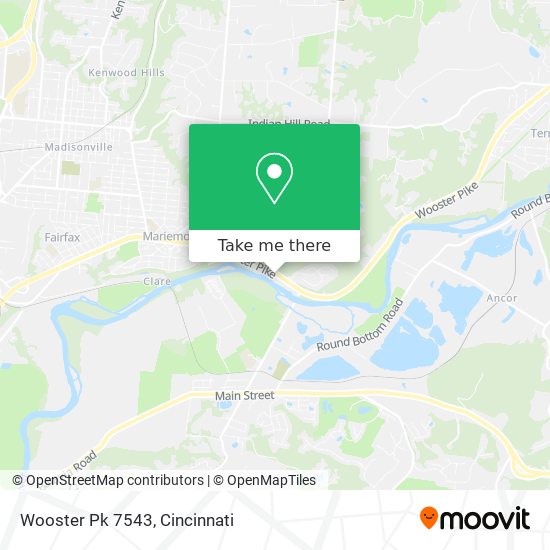 Mapa de Wooster Pk 7543