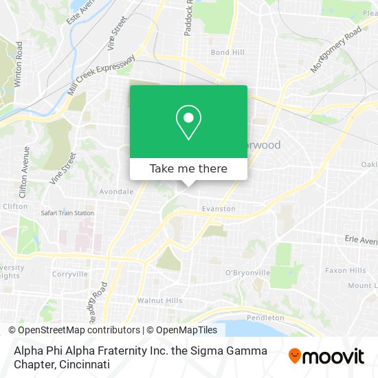 Alpha Phi Alpha Fraternity Inc. the Sigma Gamma Chapter map