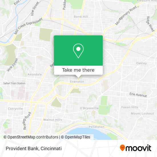 Mapa de Provident Bank