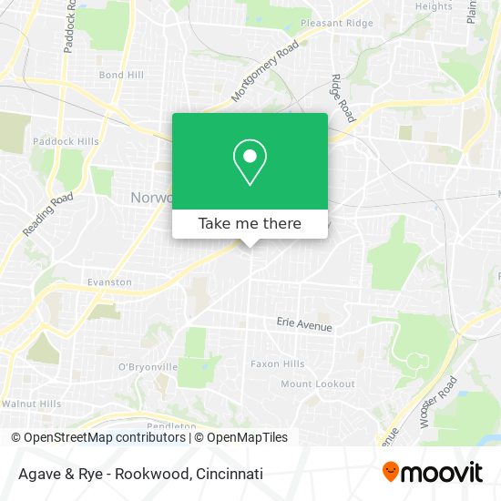 Agave & Rye - Rookwood map