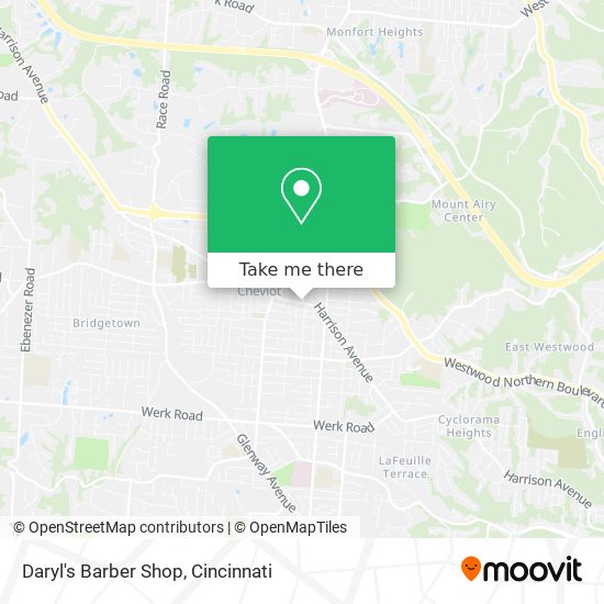 Daryl's Barber Shop map