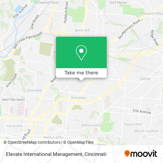 Elevate International Management map
