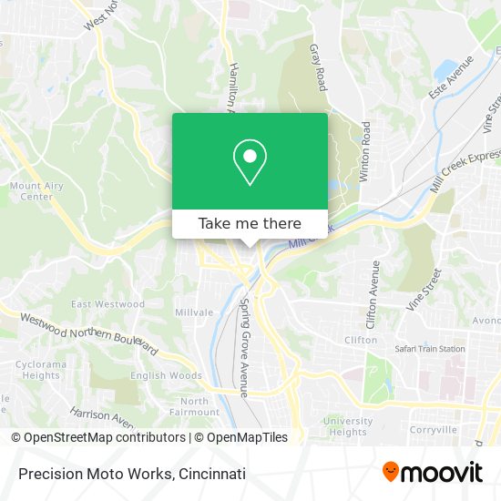 Precision Moto Works map