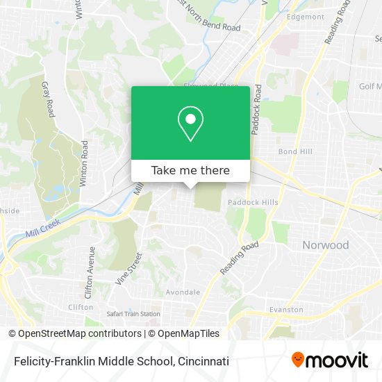 Mapa de Felicity-Franklin Middle School