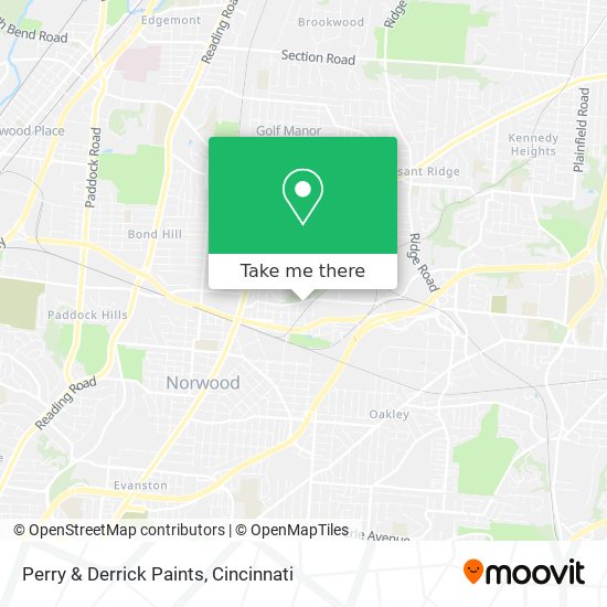 Perry & Derrick Paints map