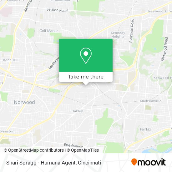 Shari Spragg - Humana Agent map