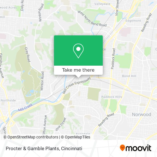 Mapa de Procter & Gamble Plants