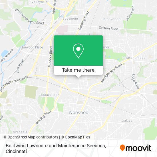 Baldwin's Lawncare and Maintenance Services map