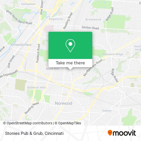 Stonies Pub & Grub map