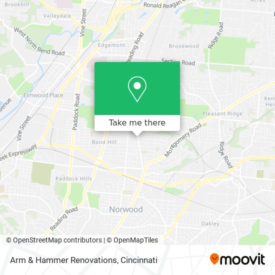 Mapa de Arm & Hammer Renovations