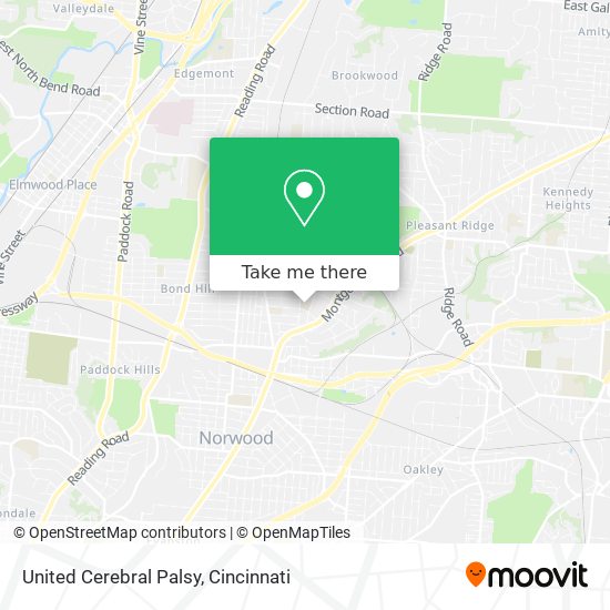 United Cerebral Palsy map
