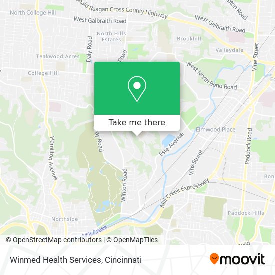 Winmed Health Services map