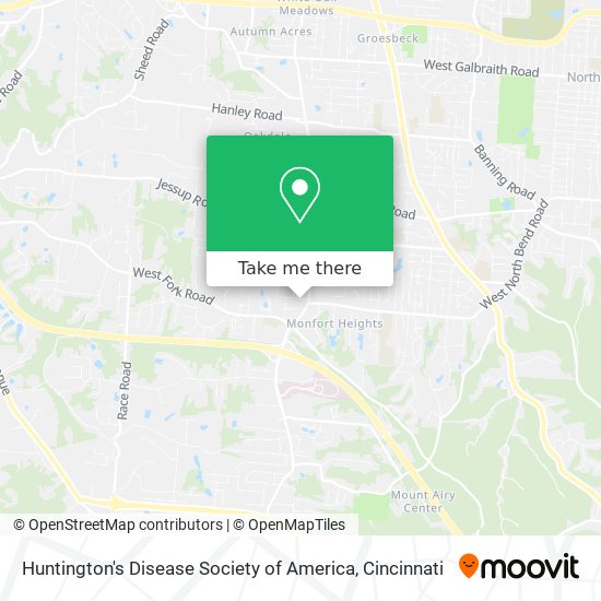 Mapa de Huntington's Disease Society of America