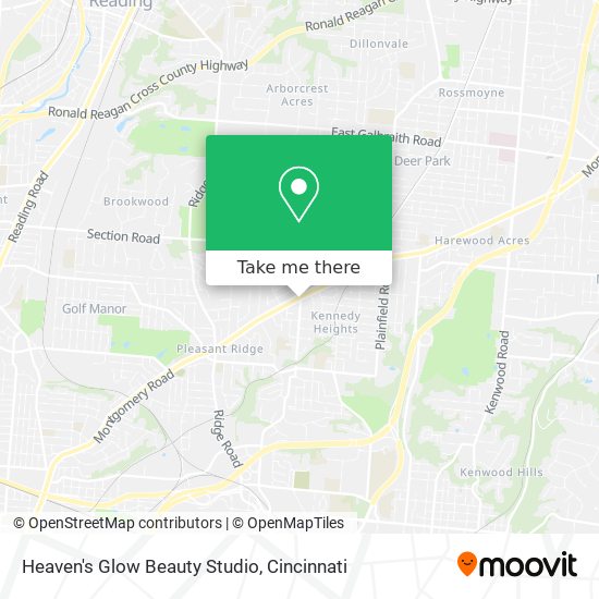 Mapa de Heaven's Glow Beauty Studio