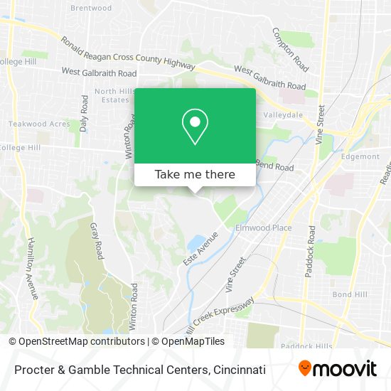 Mapa de Procter & Gamble Technical Centers
