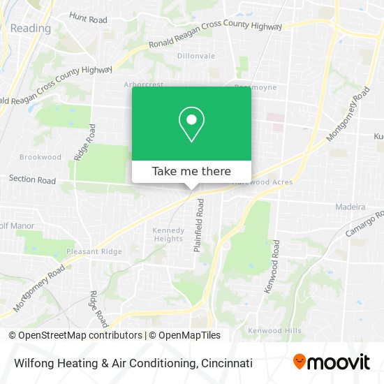 Mapa de Wilfong Heating & Air Conditioning