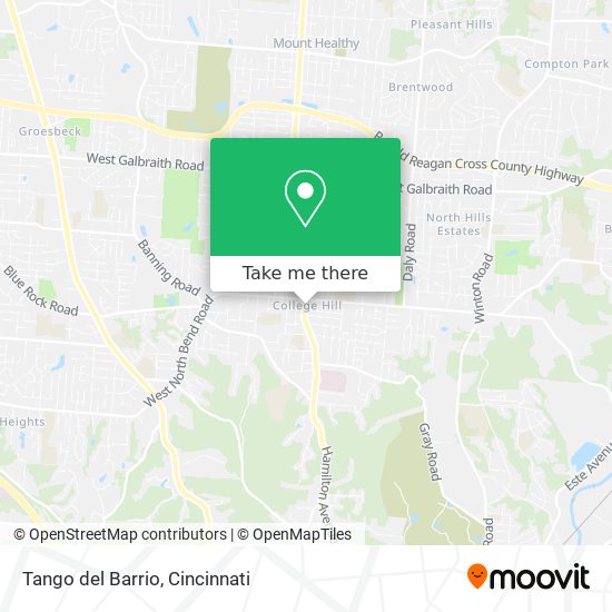Tango del Barrio map