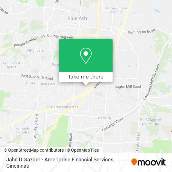 Mapa de Jahn D Gazder - Ameriprise Financial Services