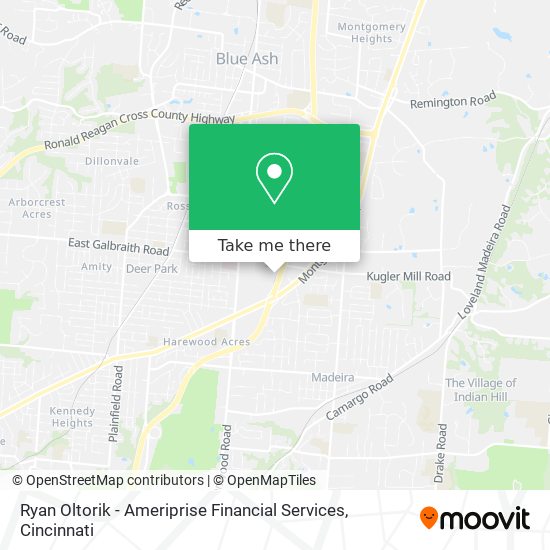 Ryan Oltorik - Ameriprise Financial Services map