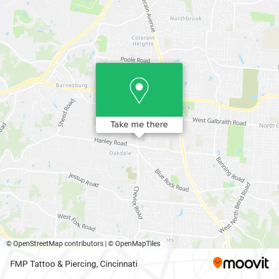 FMP Tattoo & Piercing map