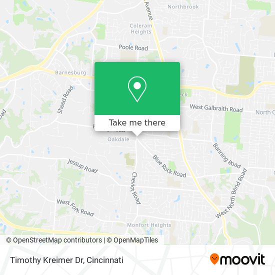 Timothy Kreimer Dr map