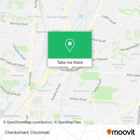 Checksmart map