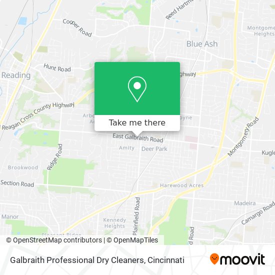 Mapa de Galbraith Professional Dry Cleaners