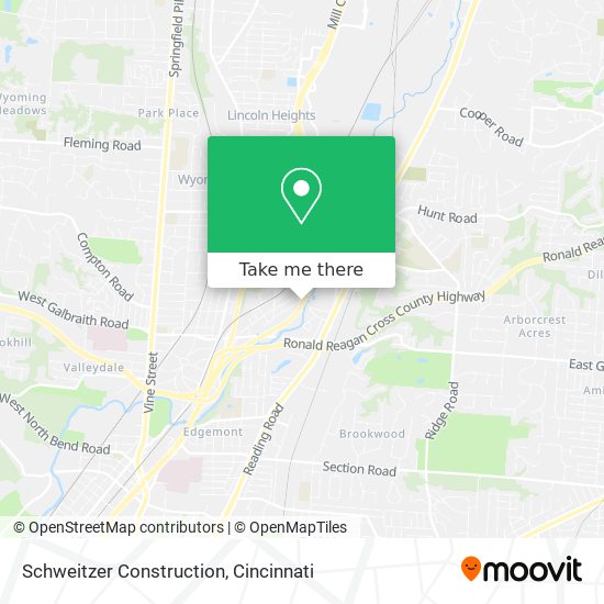 Schweitzer Construction map