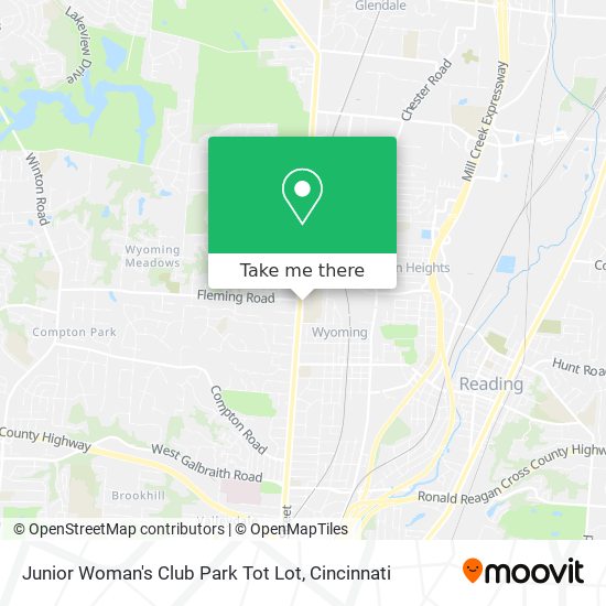 Mapa de Junior Woman's Club Park Tot Lot