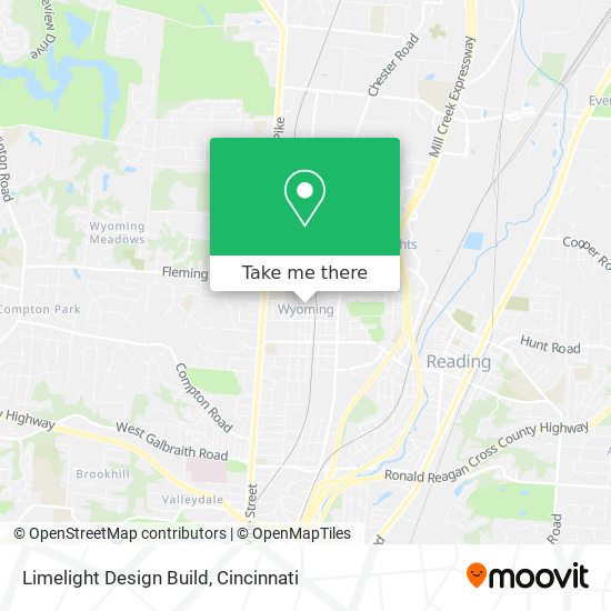 Limelight Design Build map