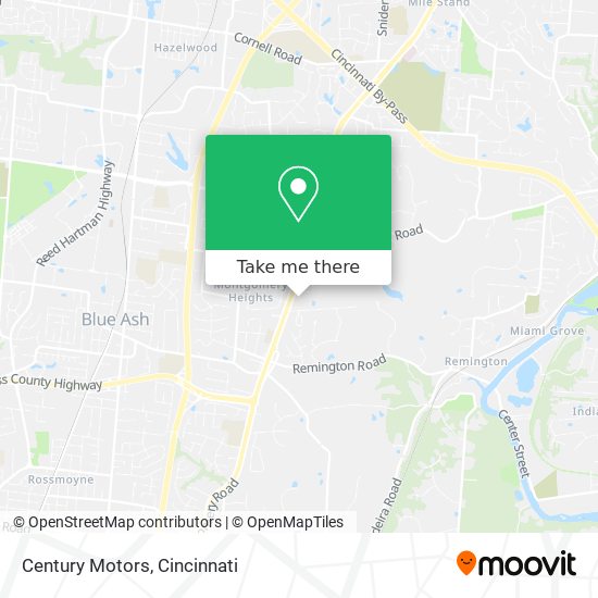 Mapa de Century Motors