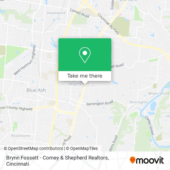 Mapa de Brynn Fossett - Comey & Shepherd Realtors