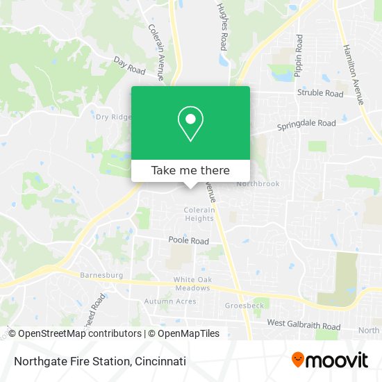 Northgate Fire Station map