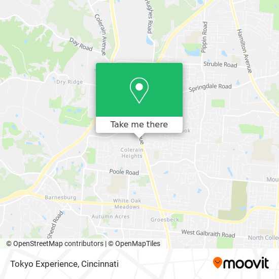 Tokyo Experience map