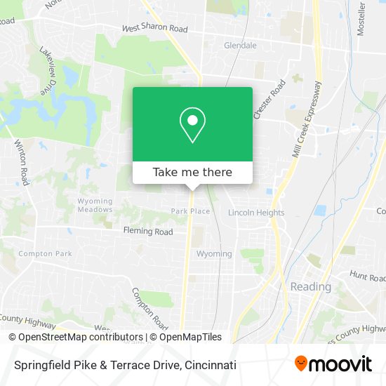 Mapa de Springfield Pike & Terrace Drive