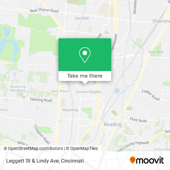Leggett St & Lindy Ave map