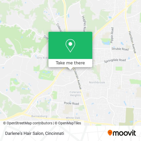 Darlene's Hair Salon map