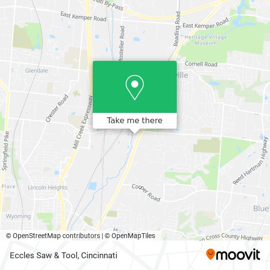 Eccles Saw & Tool map