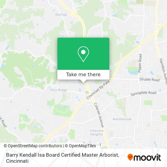 Mapa de Barry Kendall Isa Board Certified Master Arborist