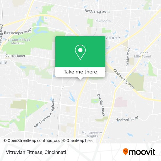 Mapa de Vitruvian Fitness