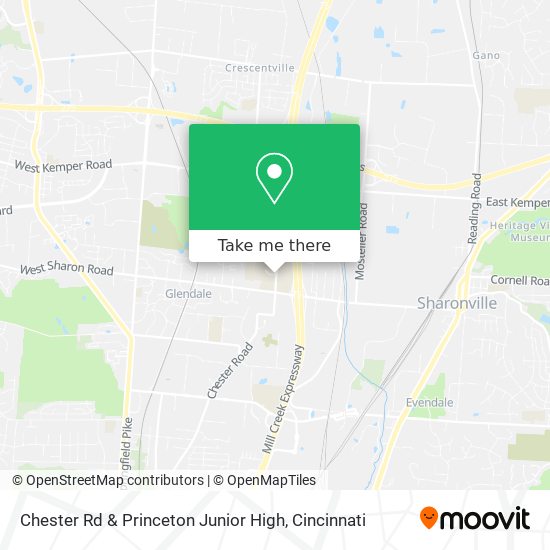 Mapa de Chester Rd & Princeton Junior High